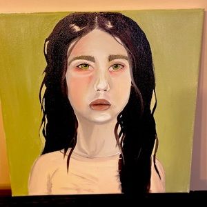 Original painting goth emo